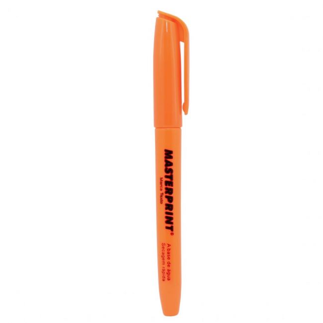 CANETA MARCA TEXTO LARANJA MP612