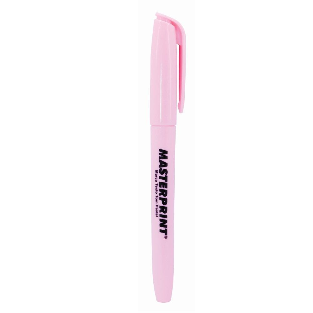 CANETA MARCA TEXTO ROSA PASTEL MP612