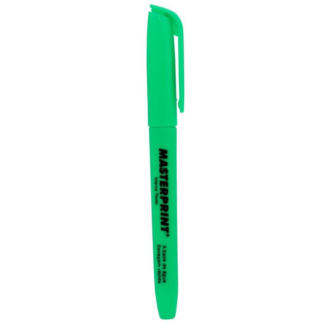 CANETA MARCA TEXTO VERDE MP612