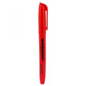 CANETA MARCA TEXTO VERMELHO MP612