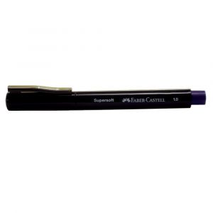 Caneta Ponta Porosa Supersoft Pen Faber-Castell 1.0mm (Unidade)