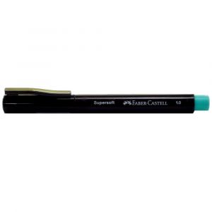 Caneta Ponta Porosa Supersoft Pen Faber-Castell 1.0mm (Unidade)