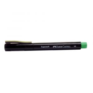 Caneta Ponta Porosa Supersoft Pen Faber-Castell 1.0mm (Unidade)