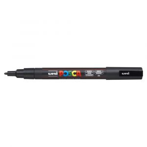 Caneta Posca PC-3M 0.9–1.3 mm Ponta Fina (Unidade)