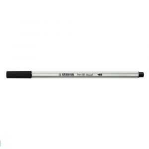 CANETA STABILO BRUSH PEN 568/46 - PRETO 