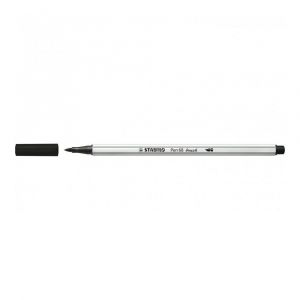 CANETA STABILO BRUSH PEN 568/46 - PRETO 