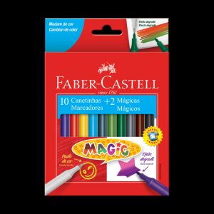 Canetinha Hidrográfica Magic 10 Cores Faber-Castell