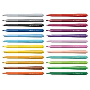 Canetinhas Hidrográficas Vai E Vem - 24 Cores - Faber-Castell