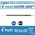 Carga Para Caneta Esferográfica Super Grip Ponta Fina 0.7mm (Unidade)