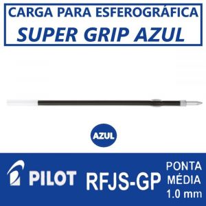 Carga para Caneta Esferográfica Super Grip Ponta Média 1.0mm (Unidade)