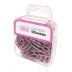 Clips 28mm Glitter Pink Blister C/ 120 Unidades Tilibra 