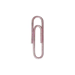 Clips 28mm Glitter Pink Blister C/ 120 Unidades Tilibra 