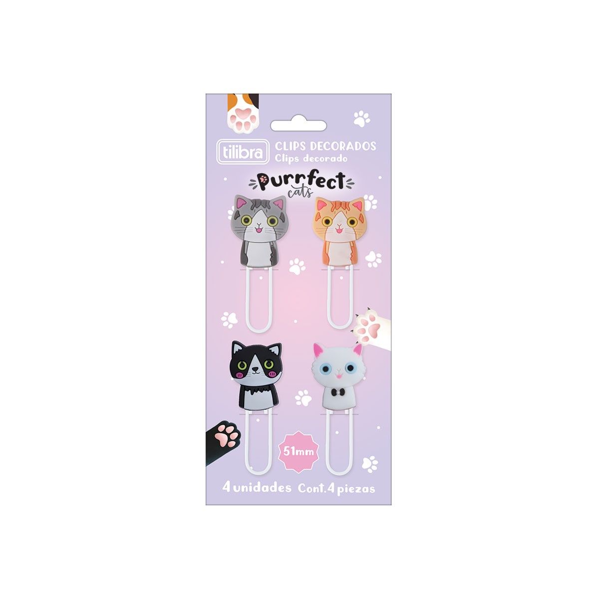 Clips Purrfect Cats Tilibra