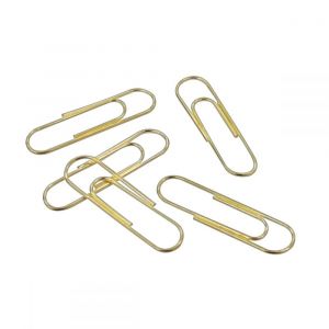 Clips 28mm Dourado 120 Unidades