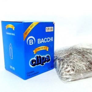 Clips Galvanizado Bacchi n° 1/0 (0) cx 500 - c/ 770 unidades