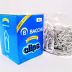 CLIPS PARA PAPEL GALVANIZADOS 8/0 180 UNIDADES - 500g