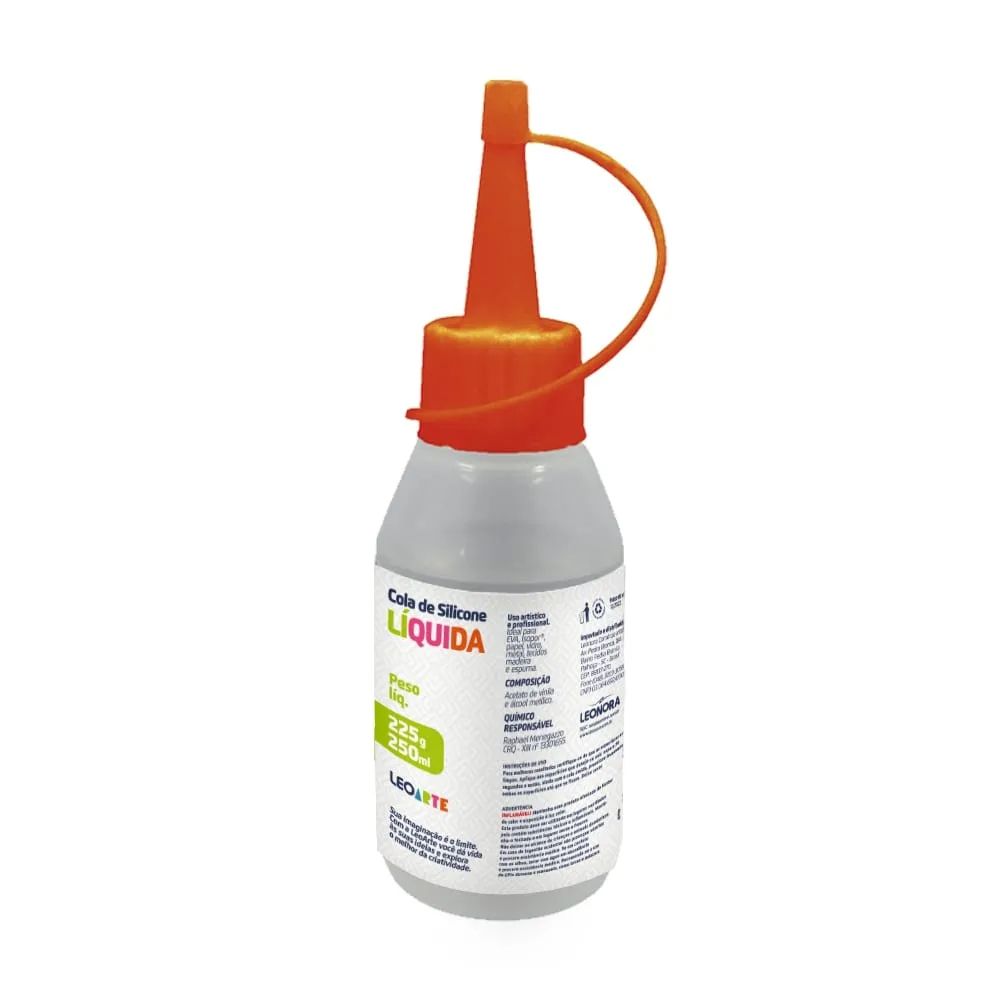 Cola de Silicone Líquida 250ml Leonora