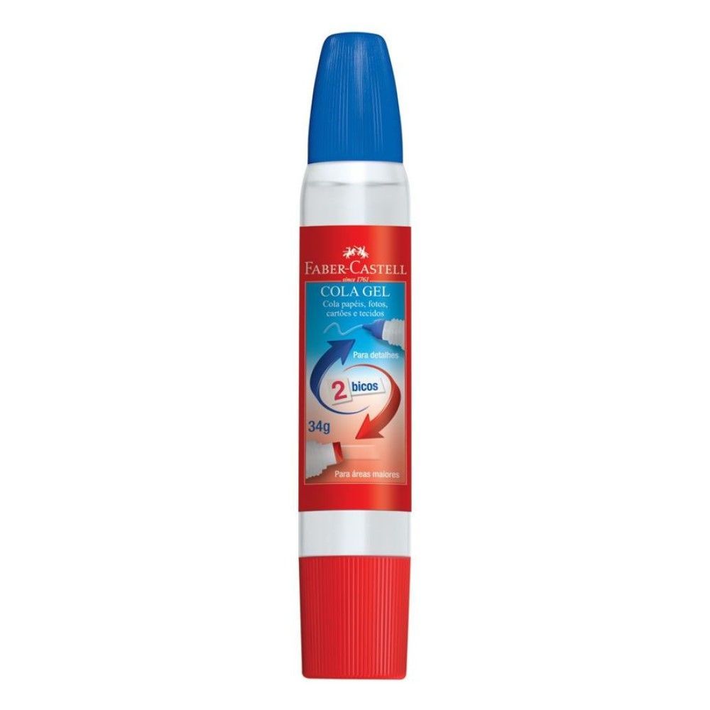 Cola Gel Faber-Castell - 2 Bicos - 34g