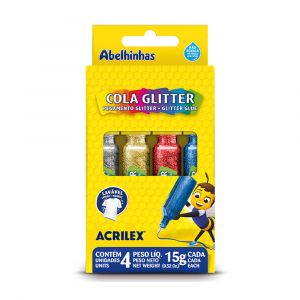 Cola Glitter 15g Acrilex (4 unidades)