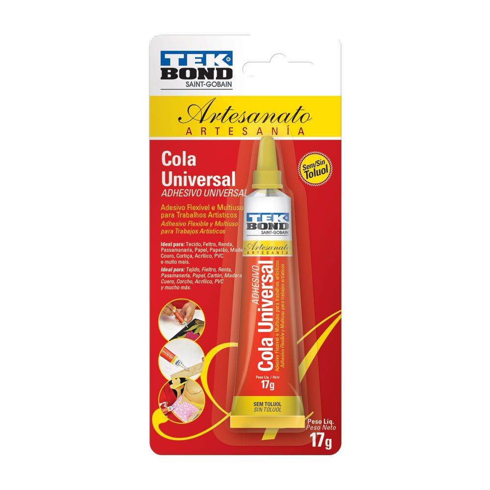 COLA UNIVERSAL ARTESANATO TEKBOND - 17g