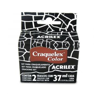 Kit Craquelex Color com 2 Frascos de 37ml - Preto