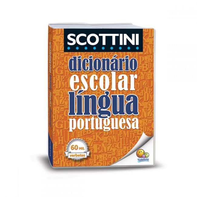 Scottini - Dicionário Língua Portuguesa - 60 mil verbetes (Capa Plástica)