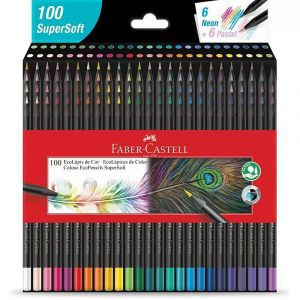 EcoLápis de Cor Faber-Castell Supersoft - 100 Cores