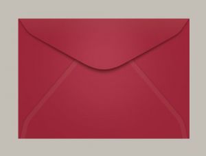 ENVELOPE CARTA 114 X 162 MM VERMELHO PEQUIM