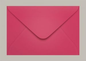 ENVELOPE CONVITE 160 X 235 MM COR ROSA CANCUN