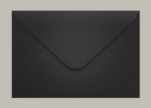 ENVELOPE CONVITE 160 X 235 MM PRETO LOS ANGELES