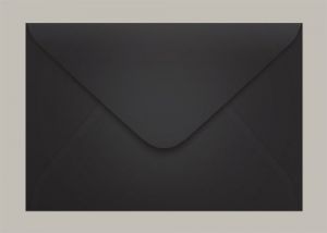 ENVELOPE CONVITE 160 X 235 MM PRETO LOS ANGELES