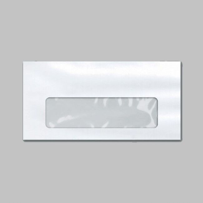 Envelope Ofício com Janela 75g 114 x 229 mm - Branco