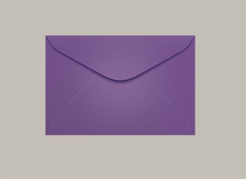 ENVELOPE VISITA 72 X 108 MM ROXO AMSTERDAN