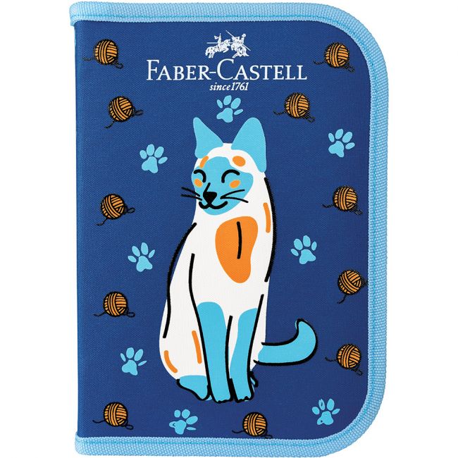 Estojo Escolar Pets Faber Castell - Gato