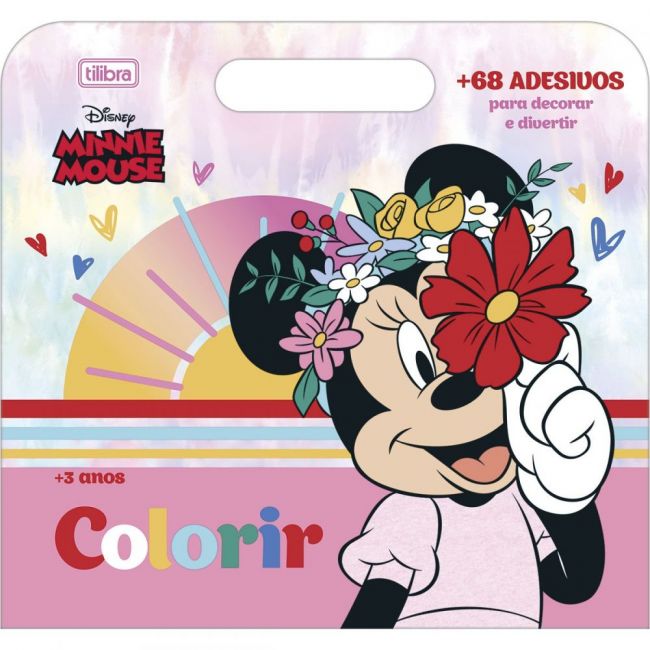 Álbum para Colorir Maleta Minnie 8 Folhas