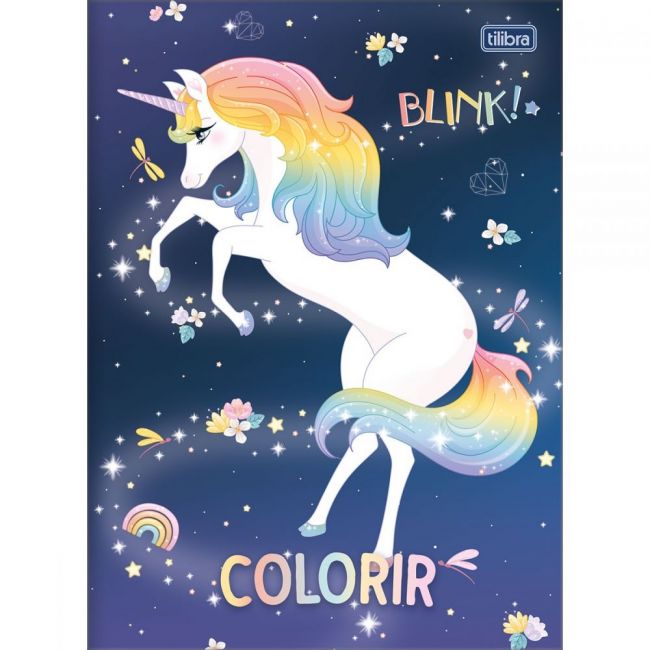  Folhas para Colorir Blink possui 8 páginas