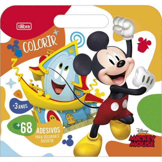 Álbum para Colorir Maleta Mickey 8 Folhas