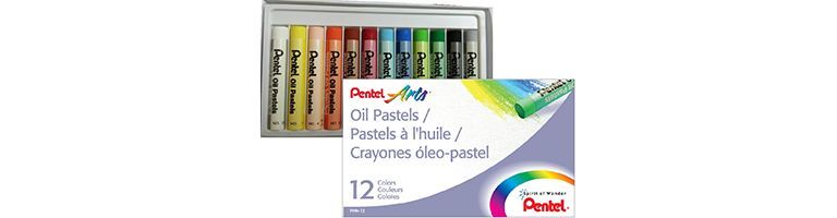 GIZ PASTEL OLEOSO 12 CORES PENTEL