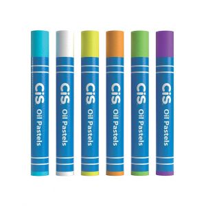 Giz Pastel Oleoso - CiS Oil Pastels - 12 Cores Vibrantes 