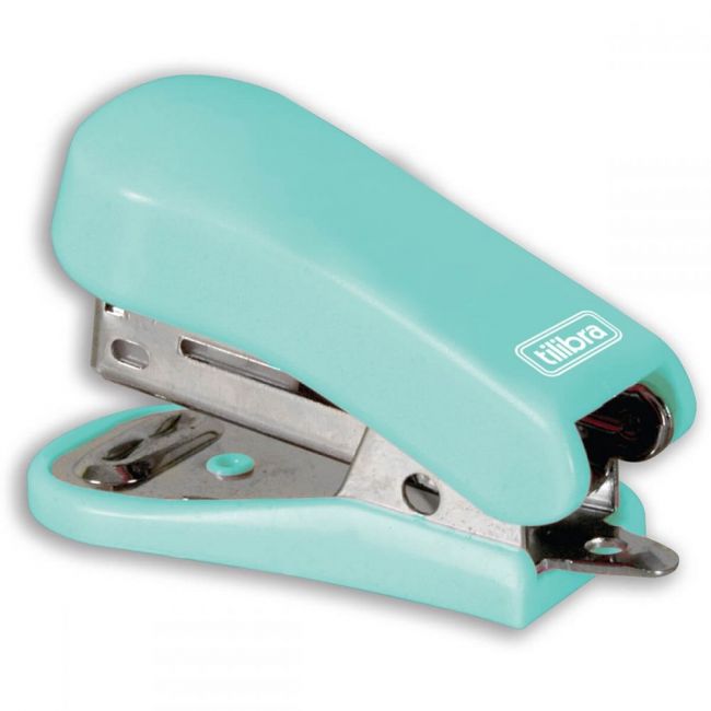 Grampeador 12 Folhas Mini com Extrator G101 Aqua