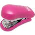 Grampeador 12 Folhas Mini com Extrator G101 Rosa (Unidade)