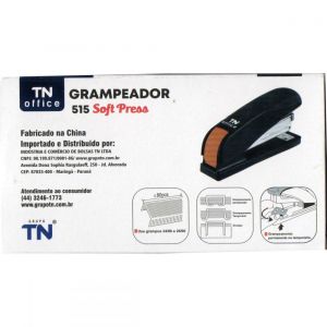 Grampeador TN Office 515 Soft Press - Preto