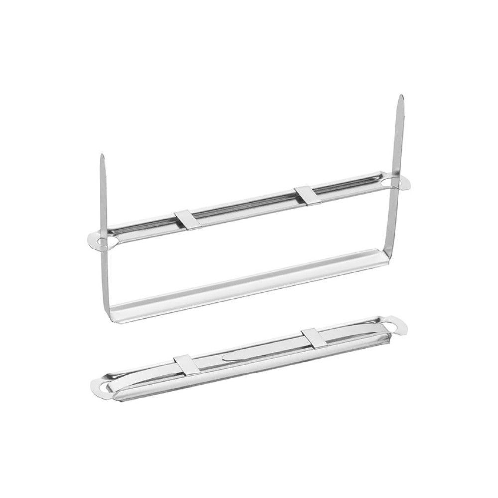 Grampo Trilho de Metal para Encadernação BRW 80mm - Galvanizados - 50 unidades