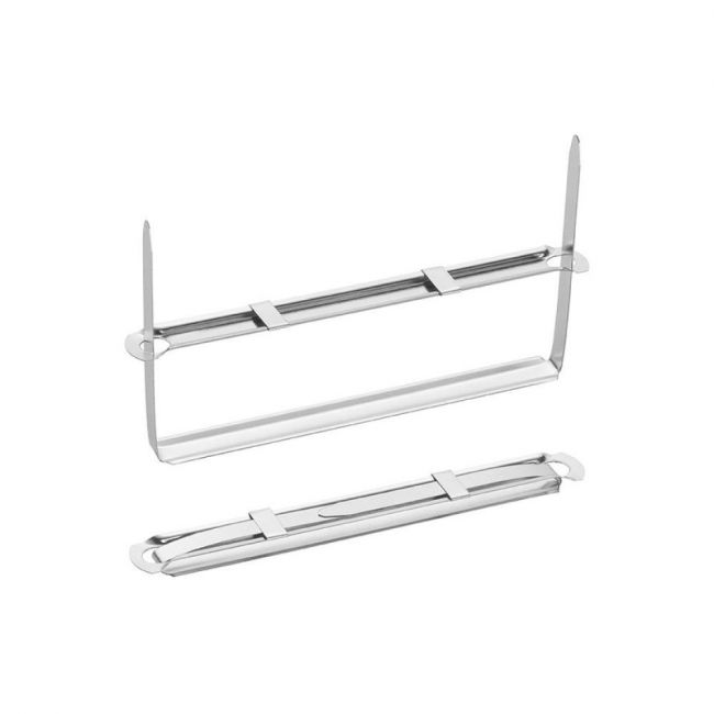 Grampo Trilho de Metal para Encadernação BRW 80mm - Galvanizados - 50 unidades