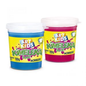 Kimeleka Slime Acrilex Art Kids 180g - Sortido* (Unidade)