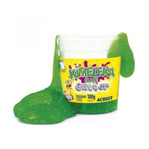 Kimeleka Slime Glitter Acrilex 180g - Sortido* (Unidade)