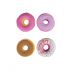 Borracha Lancheira Donuts - Pote com 4 Unidades