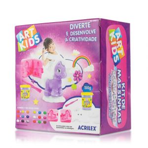 Kit de Massinhas Baby Poney 3D Violeta (Unidade)