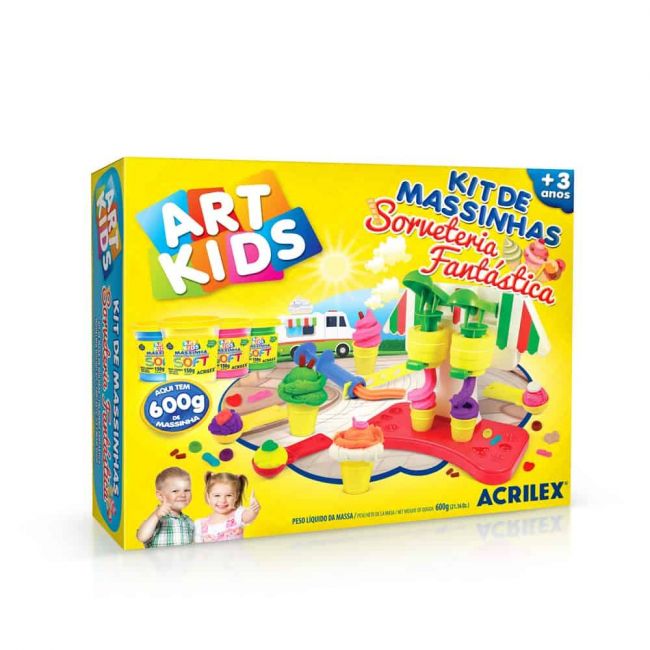 Kit de Massinhas Sorveteria Fantástica