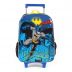 Kit Escolar - Mochila com Rodinhas, Lancheira Térmica e Estojo - Batman - Azul